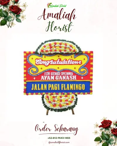 Bunga Papan Congratulation di Lembongan